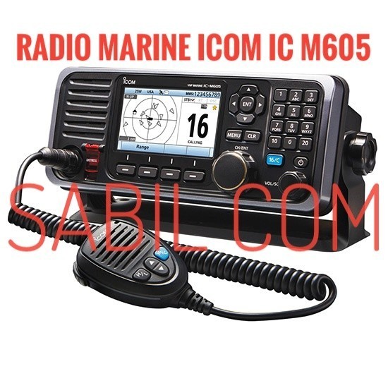 ready RADIO RIG MARINE ICOM M605 VHF MARINE RADIO KAPAL ICOM IC M605 MARINE