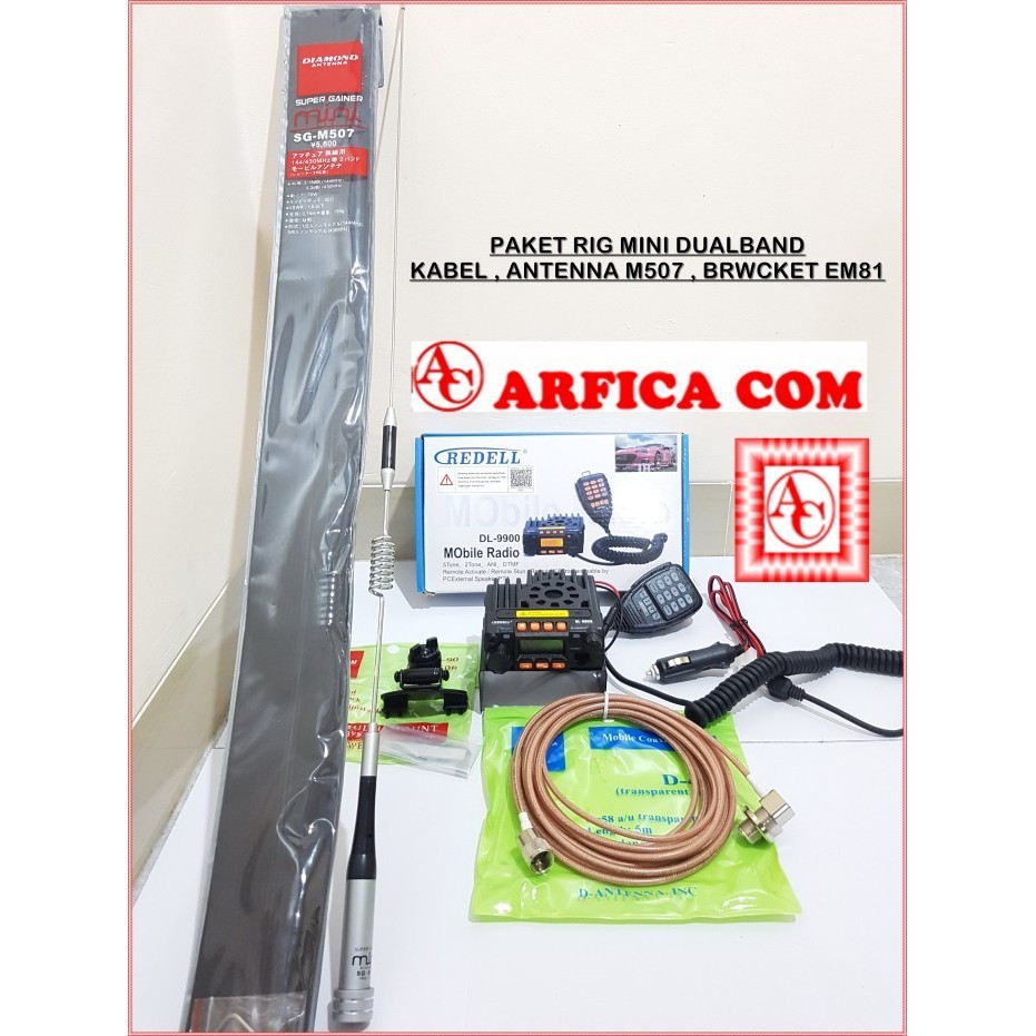 ready JUAL RADIO RIG MINI DUAL BAND / RIG MINI MOBILE RADIO MURAH