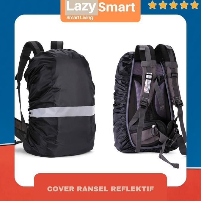 Cover Tas Ransel Reflektif Sarung Tas Pelindung Ransel Anti Air
