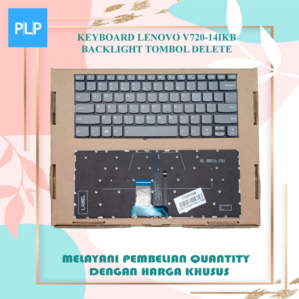 KEYBOARD LENOVO V720-14IKB BACKLIGHT TOMBOL DELETE