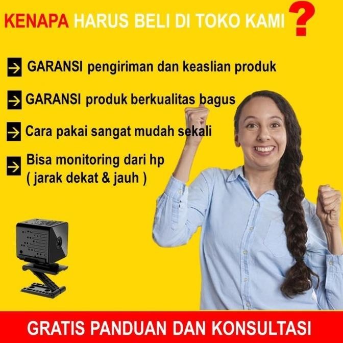 Baru new KAMERA MINI TERSEMBUNYI PENGINTAI KECIL CAMERA CCTV WIFI