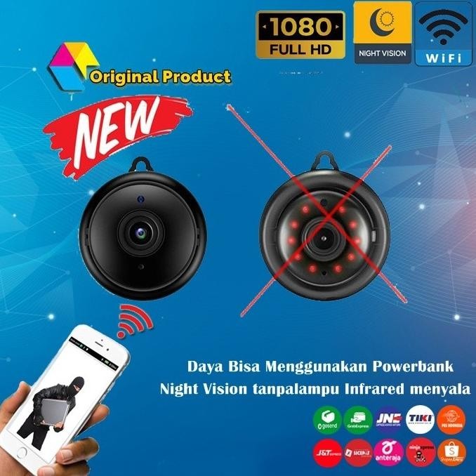 Baru Spy Cam Original / Kamera Pengintai / Kamera Tersembunyi / Cctv Mini /