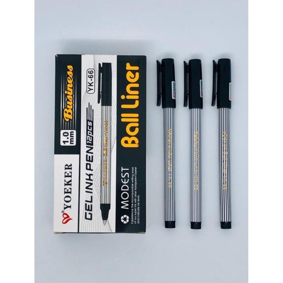 

(12pc) Pulpen Gel Balliner 1.0mm / Pen Boliner murah /Pena jel Baliner