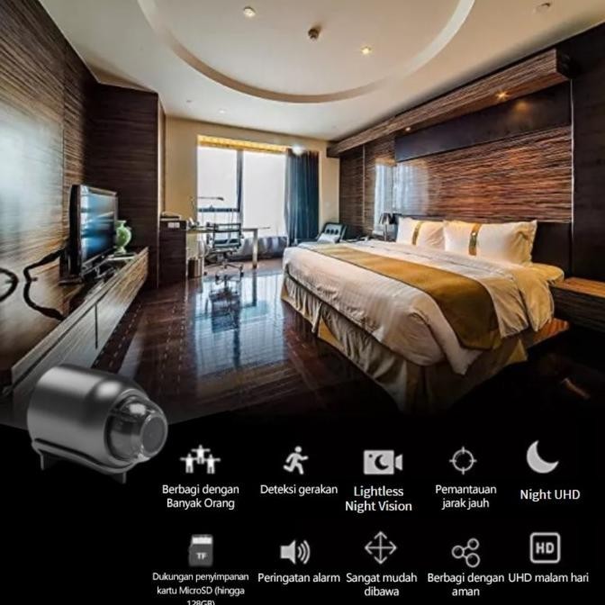 Baru XIHANCAM 5MP Ip Camera Cctv Mini Tersembunyi Spy Camera Mini Wifi