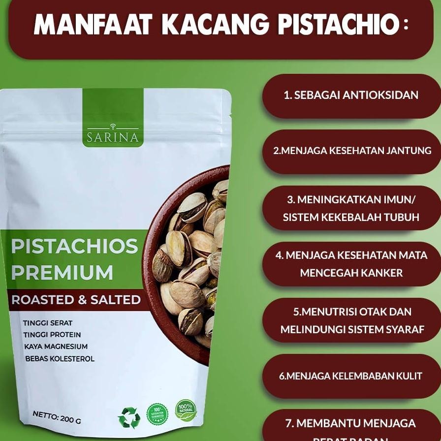 

Kacang Pistachio Roasted