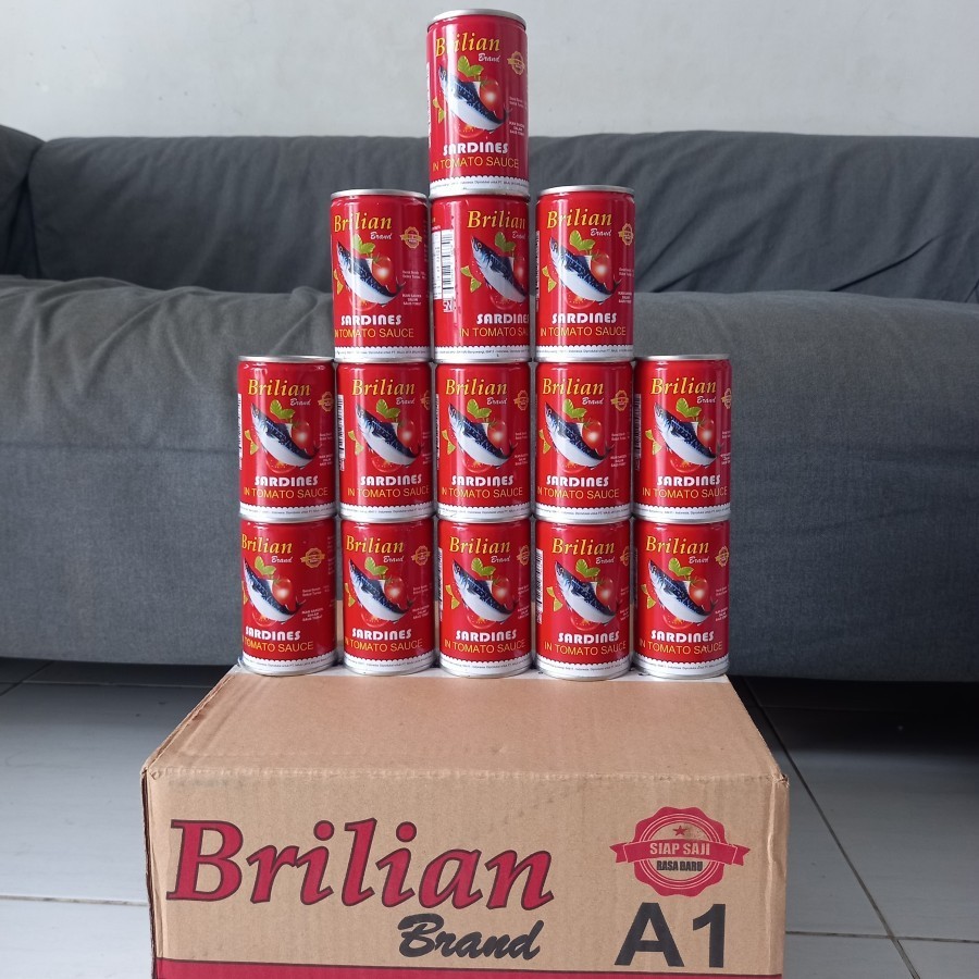 

Sarden Brilian 155gr Saus Tomat Termurah