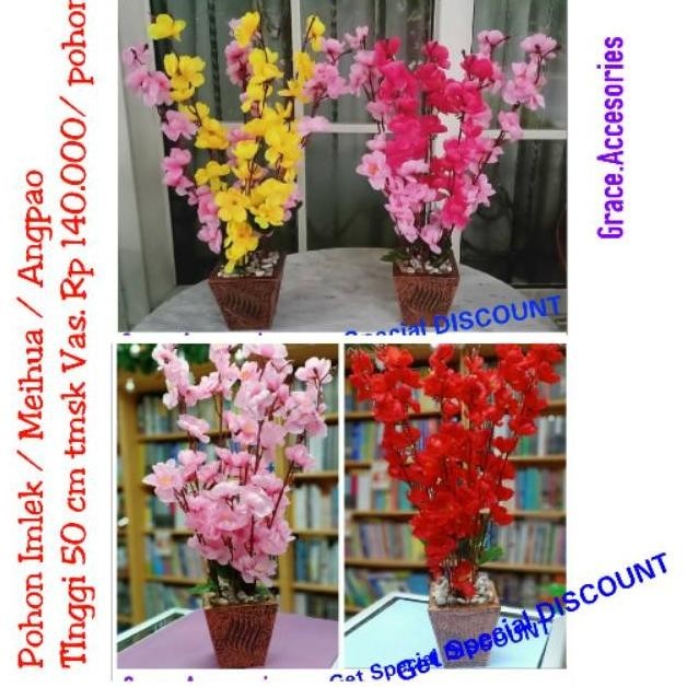 

CR - Pohon bunga imlek meihua angpao sincia TERLARIS