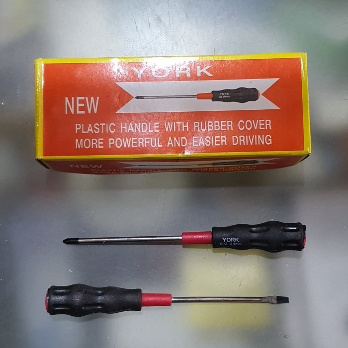obeng radio karet mini ph0x100mm 4 inci York