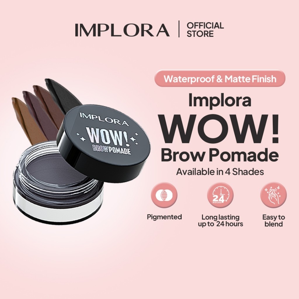 IMPLORA Wow Brow Pomade - Dark Grey | 2.5 gr