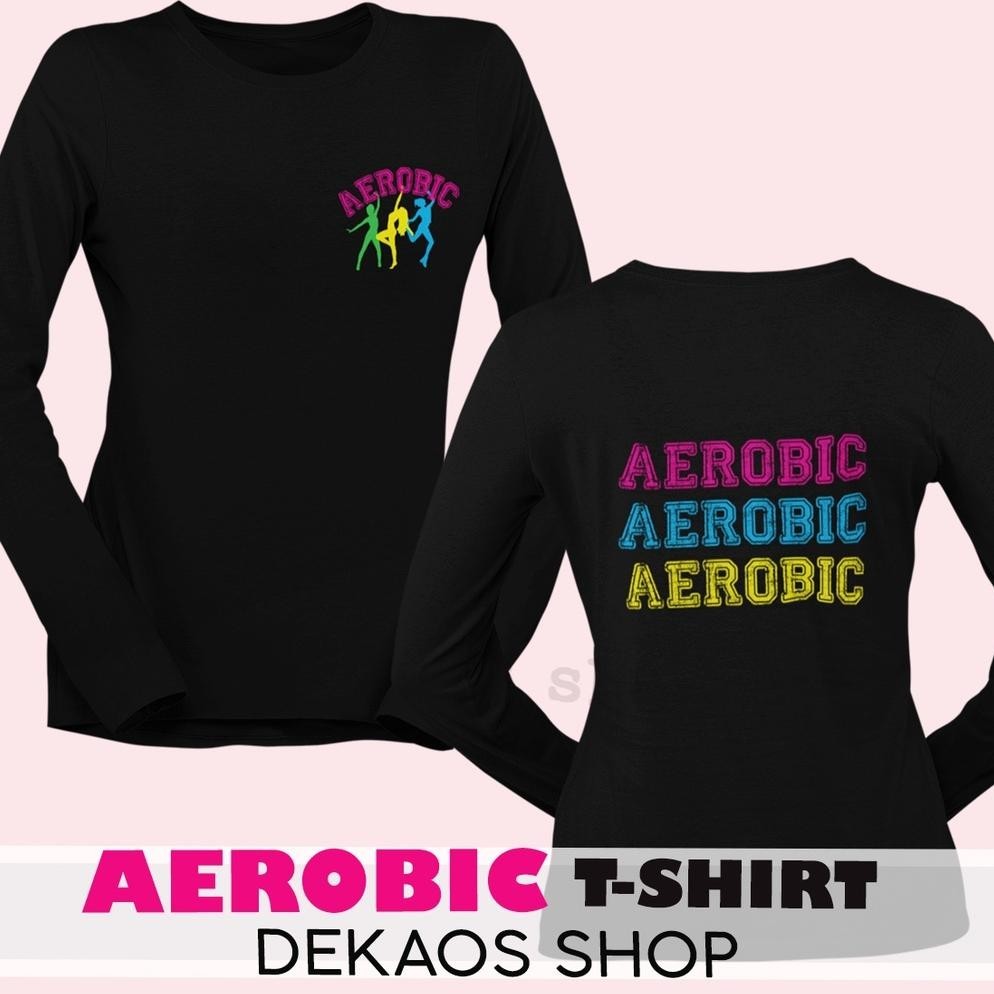 Baju Senam Aerobic Wanita Lengan Panjang / Baju Senam Wanita Lengan Panjang / Baju Aerobic Wanita / 