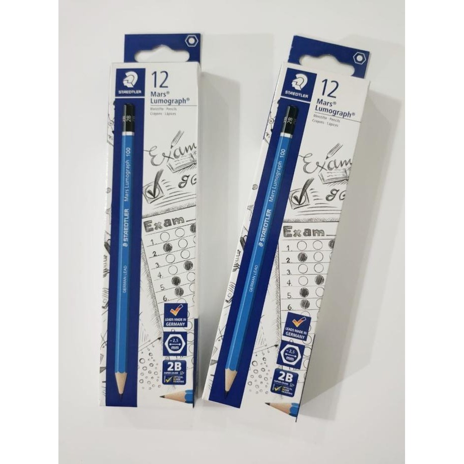 

Terbaik! Pensil Staedtler 2B Mars Lumograph (LUSIN) ..