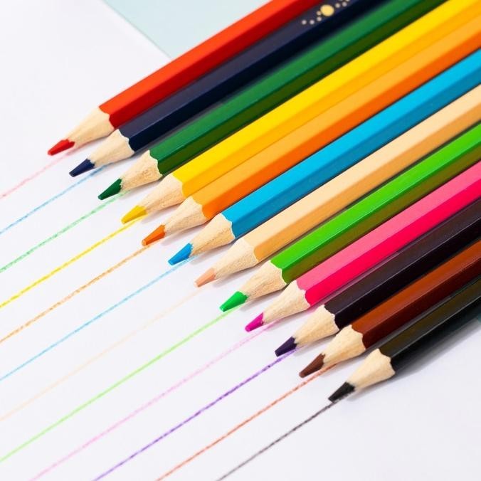 

Terbaik Deli Colored Pencil / Pensil Warna Lucu Pewarnaan Cerah EC121-XX ,,