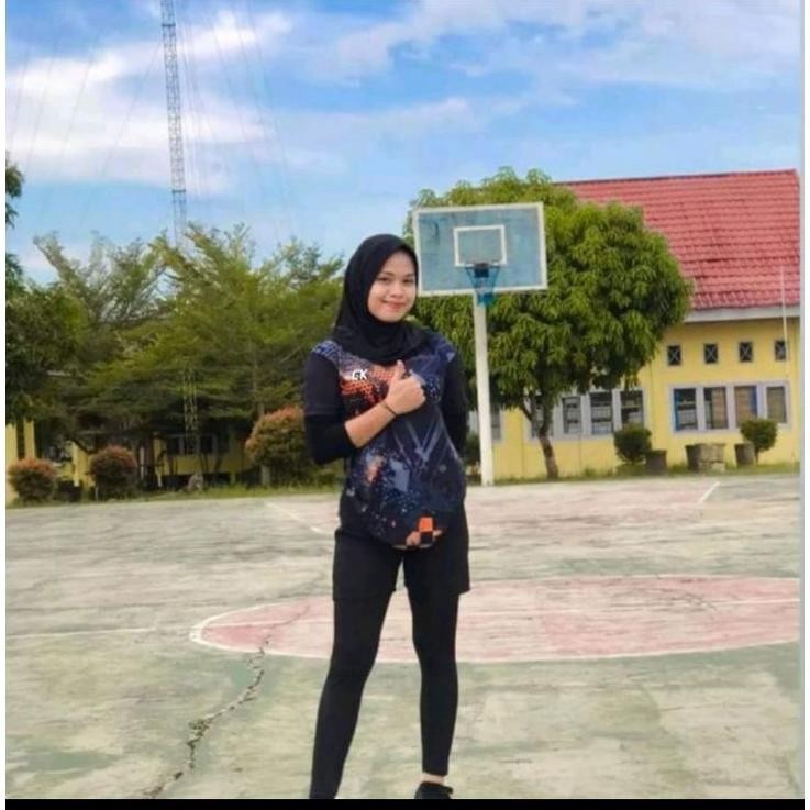 Kaos Olahraga Wanita & Pria Baju Badminton Baju Bulutangkis Kaos Voli Premium Olahraga Printing Baju