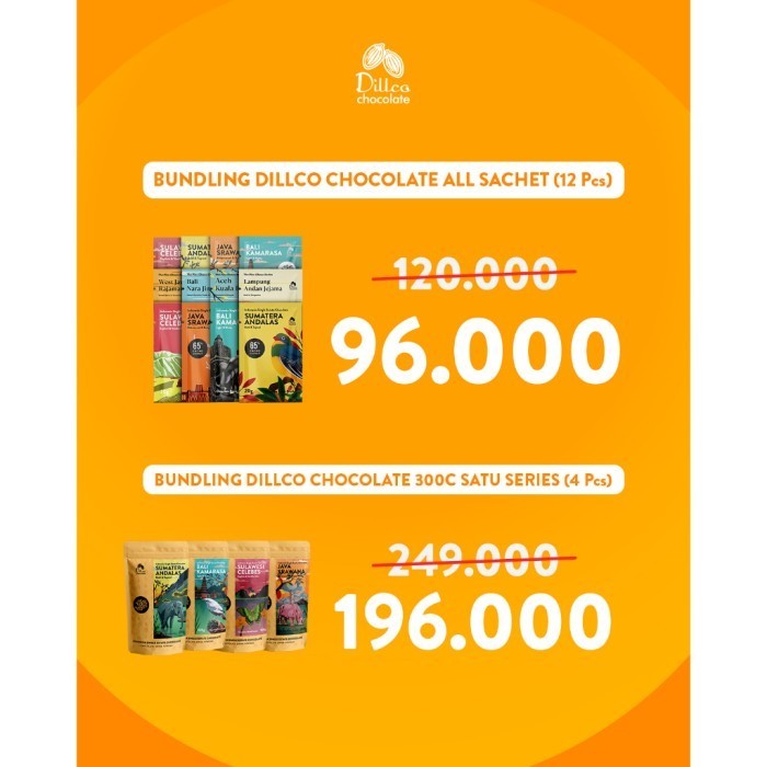 

Bundling Promo DIllco Chocolate 300 gram 3 in 1 Series