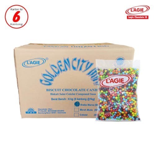 

Coklat LAGIE MINI WARNA Coklat Biscuit Coklat Mini Warna - DUS BESAR