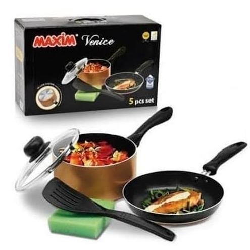 [ Maxim ] Panci / Wajan / Cookware Set Maxim Venice - 5 In 1