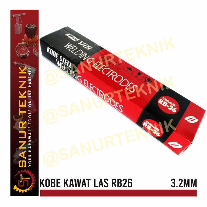 TERMURAH - KOBE Kawat Las RB26 RB-26 3.2mm 3.2 mm