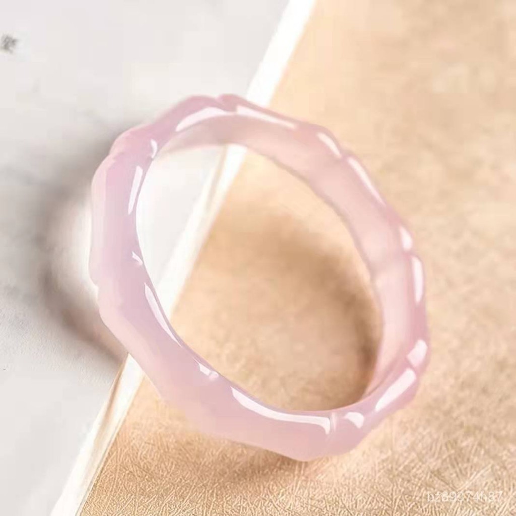 Gelang Batu Akik Brasil Gelang Kalsedon Ungu Merah Muda Gelang Giok Tinggi Festival Bambu Gelang Ama