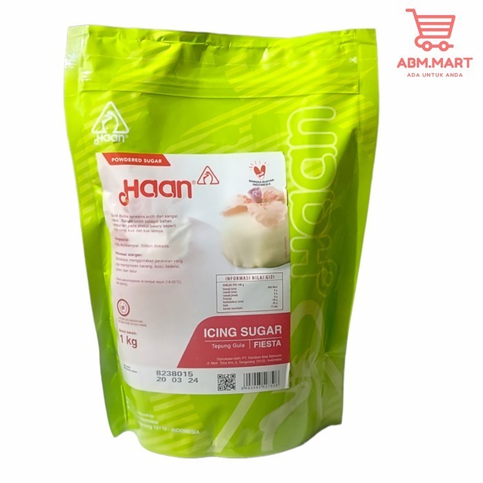 

JUAL icing sugar fiesta haan 1kg