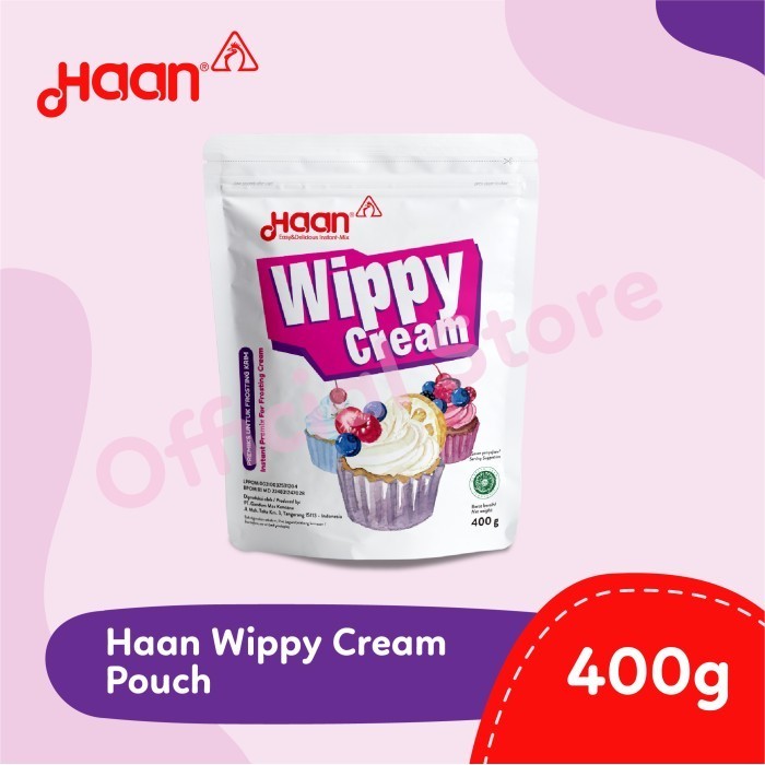 

MURAH HAAN WIPPY CREAM 400gr