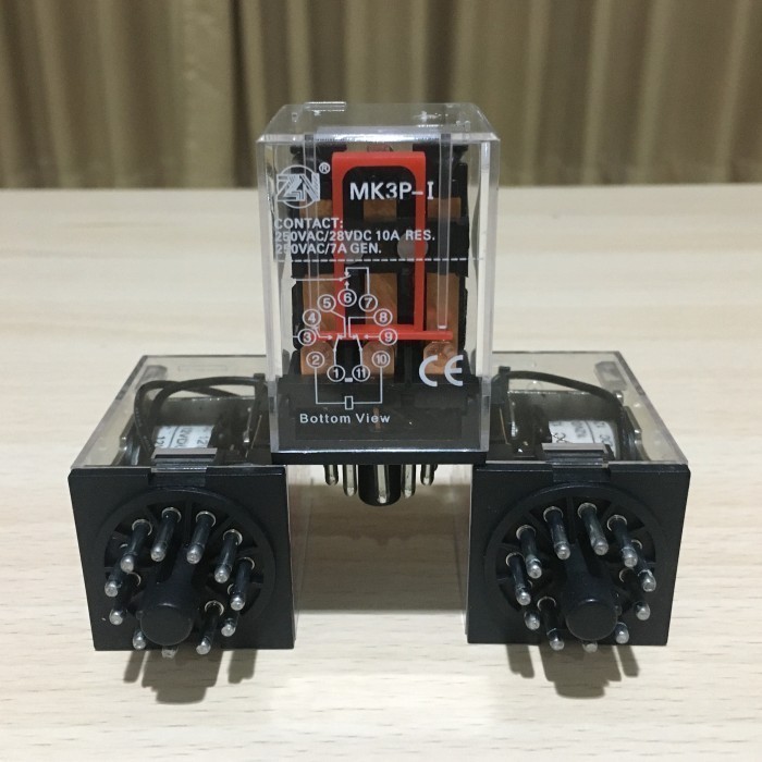 Relay Mk3P Omron Zn 11 Pin 10A 250V Dc 12V 12 Volt Best