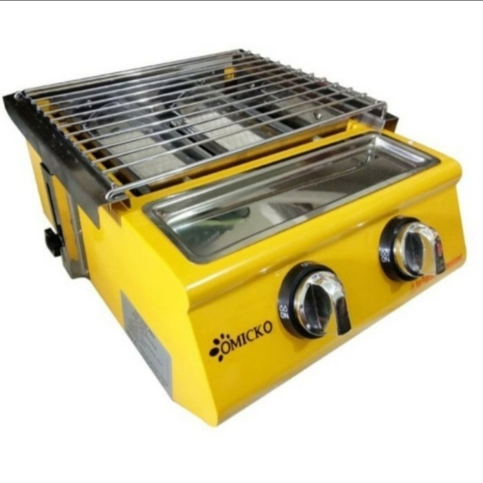 Kompor Pangangan Sosis Omicko 2 Tungku Roaster Best