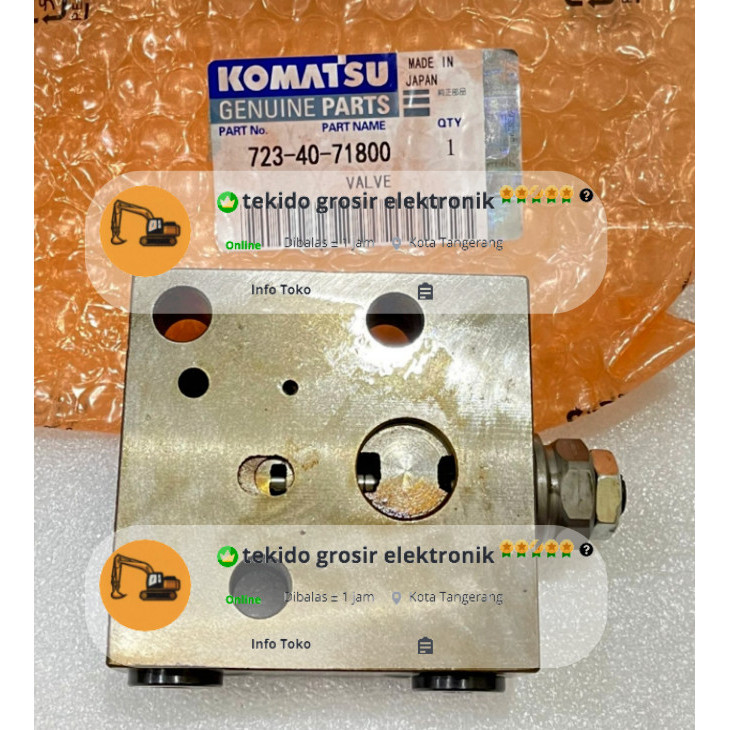 Reducing Reduction Valve Komatsu Pc200-7 723-40-71800 723-40-71900 Best