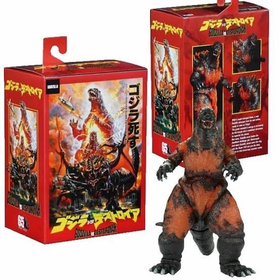 Flash Sale Neca Monster Godzilla 2001 Atomic Blast Kaiju Figure Terlaris
