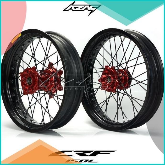 velg set motor honda crf 150 modif supermoto excel expedition cnc gass