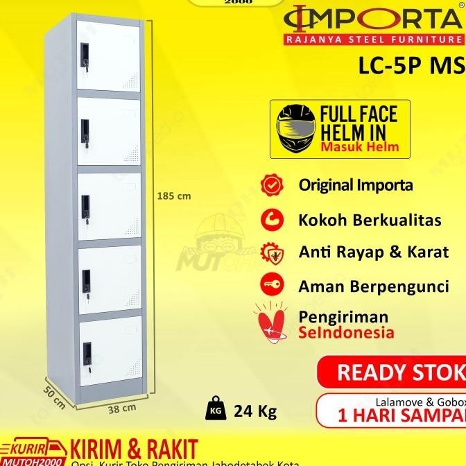 

Best Seller Importa Lc-5P Ms Standing Loker Besi Locker Besi 5 Pintu Full Plat Berkualitas