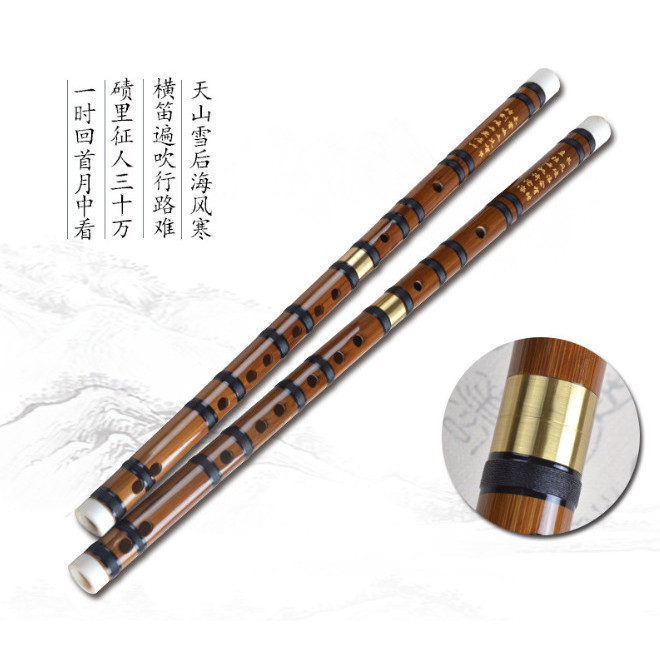 Seruling - Dizi Profesional China D E F G A Suling Seruling Tiongkok
