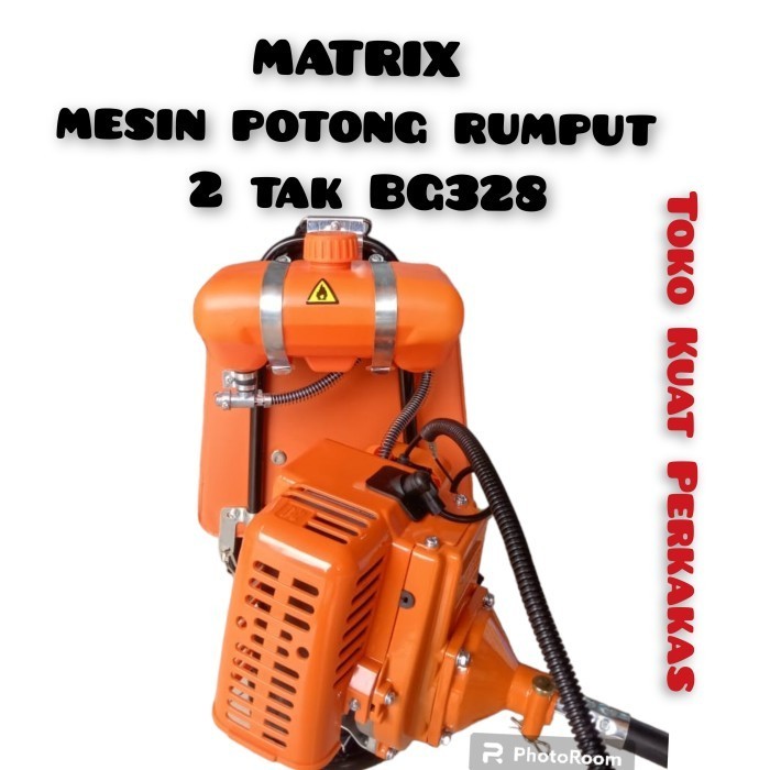 MESIN POTONG RUMPUT GENDONG 2TAK MATRIX BG328 MODEL TANAKA