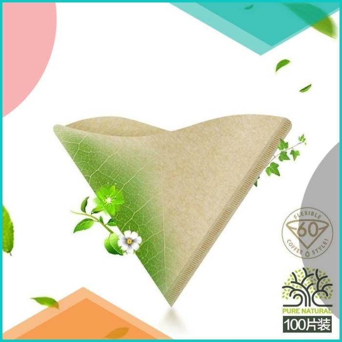Exquis Kertas Filter Saringan Kopi V60 Drip 1-2 Serving 100PCS V01 16n
