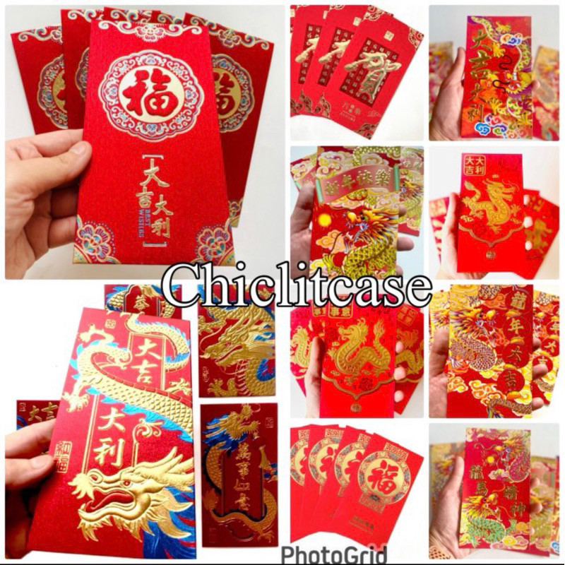 

UI8 ANGPAO MERAH IMLEK/ANGPAO SINCIA/ANGPAO FU FUK/ANGPAO NAGA IMLEK 2024 VP8