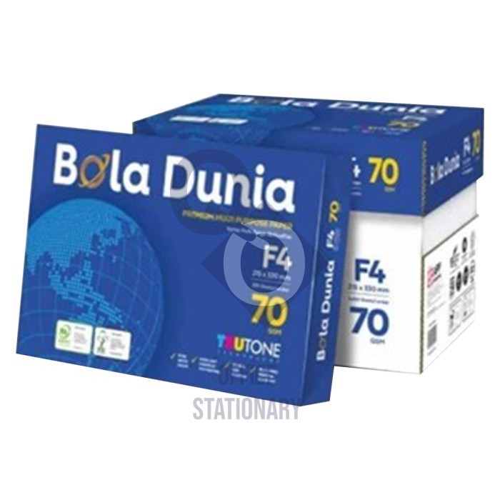 

PROMO Kertas HVS Bola Dunia F4 Folio 70 Gram GSM Copy Paper