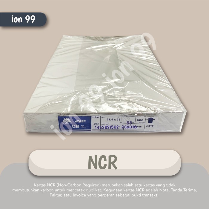 

TERMURAH Kertas NCR Top Putih F4 - Continuous Paper