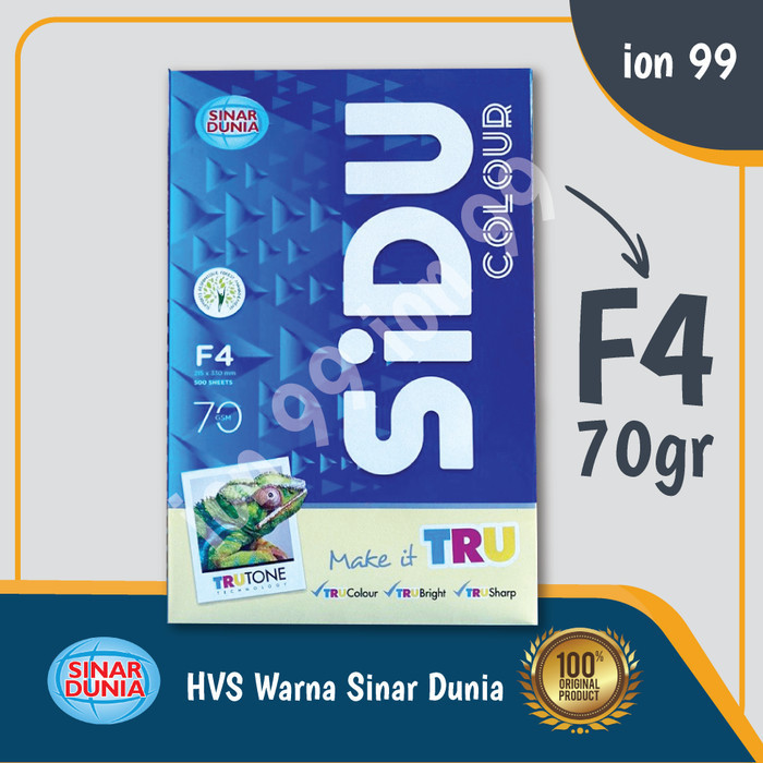 

BRG BARU Kertas HVS Warna 70gr Sinar Dunia ( SiDu )