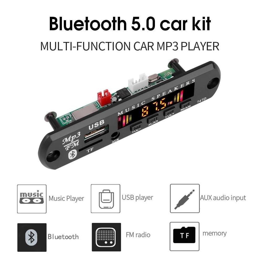 Terkini Modul Mp3 Bluetooth Plus Fm Radio Vire Kit Modul Mp3 Bt Kit Mp3 Kit Pemutar Lagu Mp3 Usb Pla
