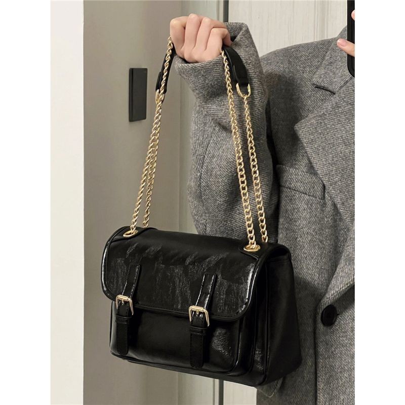 Women's Fashion Special-Interest Chain  Bag Cambridge Satchel Large Capacity Shoulder Messenger Bag