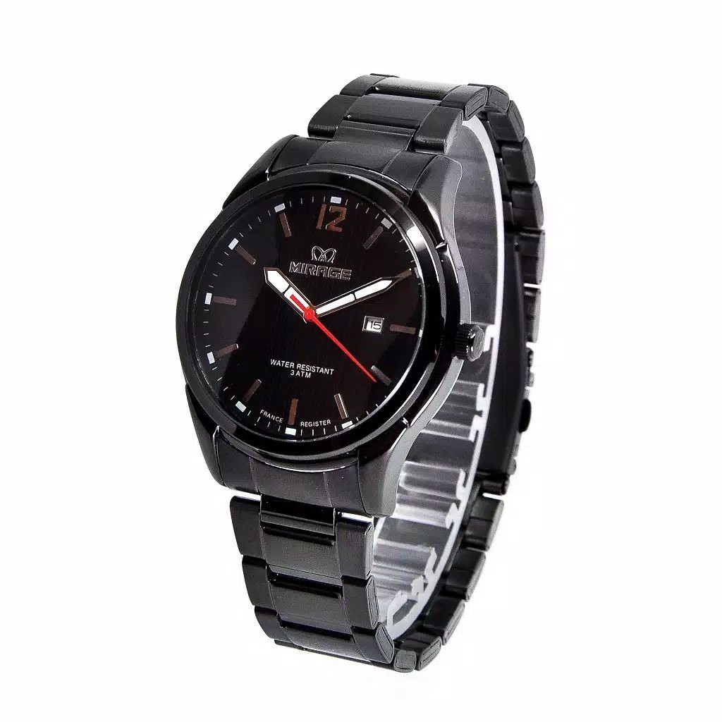 Mirage 7570 Jam Tangan Formal Pria Murah Anti Air - All Stainless - Original