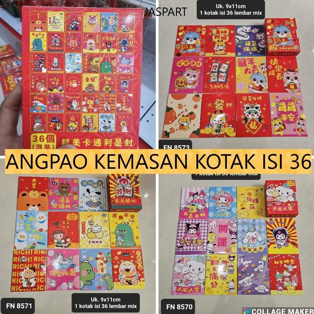 

Promo Kilat" ANGPAO IMLEK KOTAK ISI 36 ANGPAO IMLEK LUCU SHIO NAGA 2024 ANGPAO IMLEK MURAH READY STOCK ||