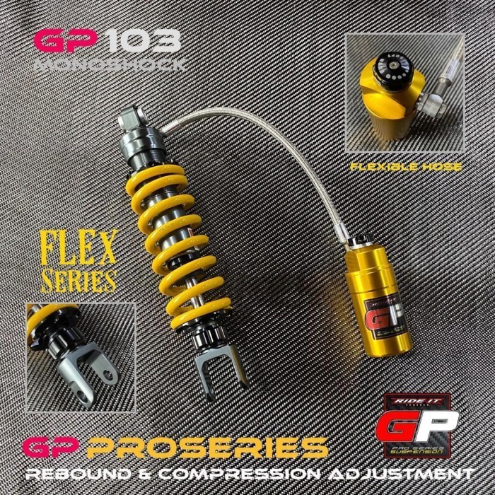 Monoshock tabung pisah Fleksibel CB 150 R, CBR 150 RIDE IT GP 103