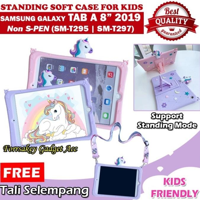 Samsung Tab A 8 A8 8.0 2019 T295 Kids Soft Case Casing Cover Anak Lucu