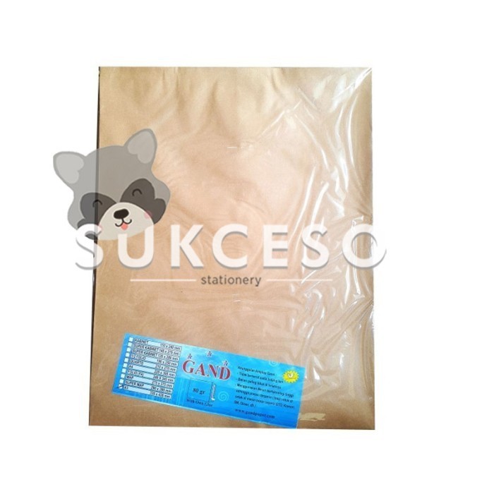 

MURAH Amplop Coklat GAND Polos Ukuran A3 33cm x 43cm PAK (SEAL)