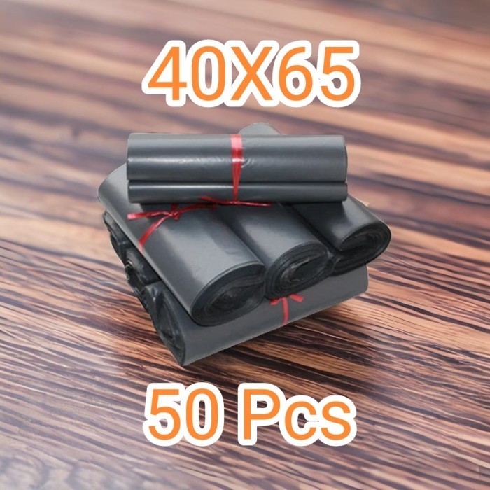 

BRG BARU Polymailer JUMBO plastik packing 40x60 PAHE 50lbr HITAM premium glossy