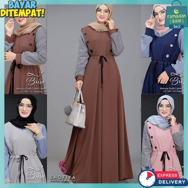 Gmis Syarii Import Premium Gsmis Sari Gamis Pesta Kondangan Gammis Perempuan Remaja Gamis Wanita Sya