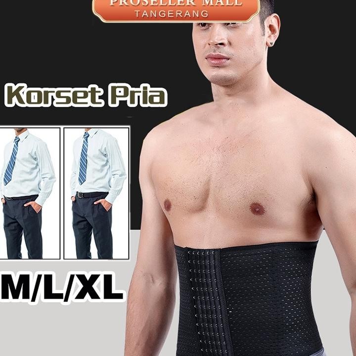 Korset Perut Buncit / Koset Pria / Korset Cowok