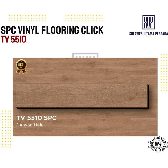 Produk Unggulan] LANTAI VINYL TACO SPC 5MM CLICK