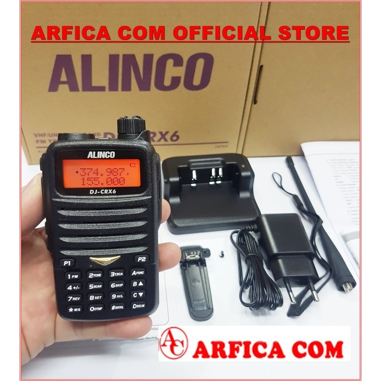 HT ALINCO DJ-CRX6 DUALBAND - ALINCO CRX 6 DUALBAND UHF 350 MHZ