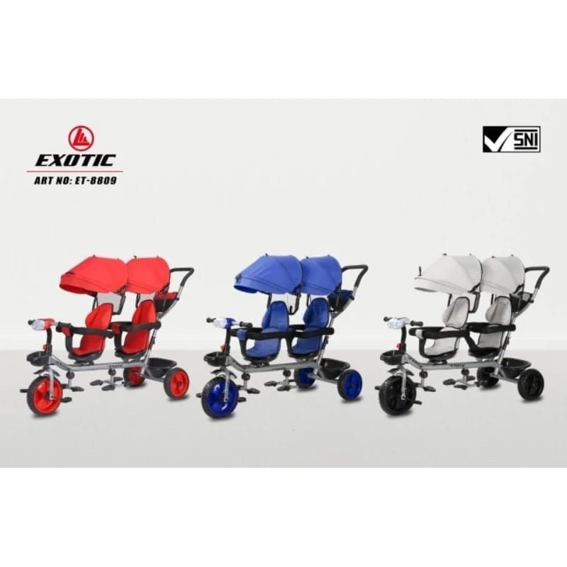 SEPEDA RODA 3 KEMBAR EXOTIC ET-8809